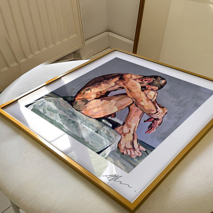 Johnny Seated, after Hippolyte Flandrin (2025) by Andy Sylvester