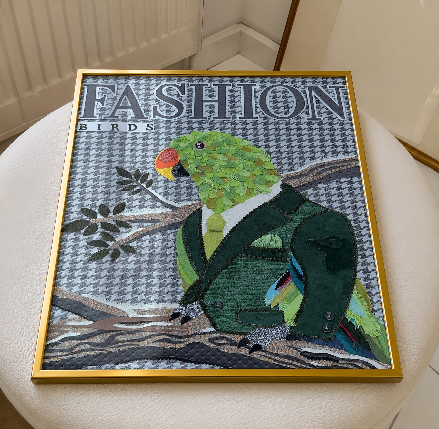 Eclectus in Suit (2026) by Oscar Arrais