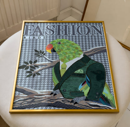 Eclectus in Suit (2026) by Oscar Arrais