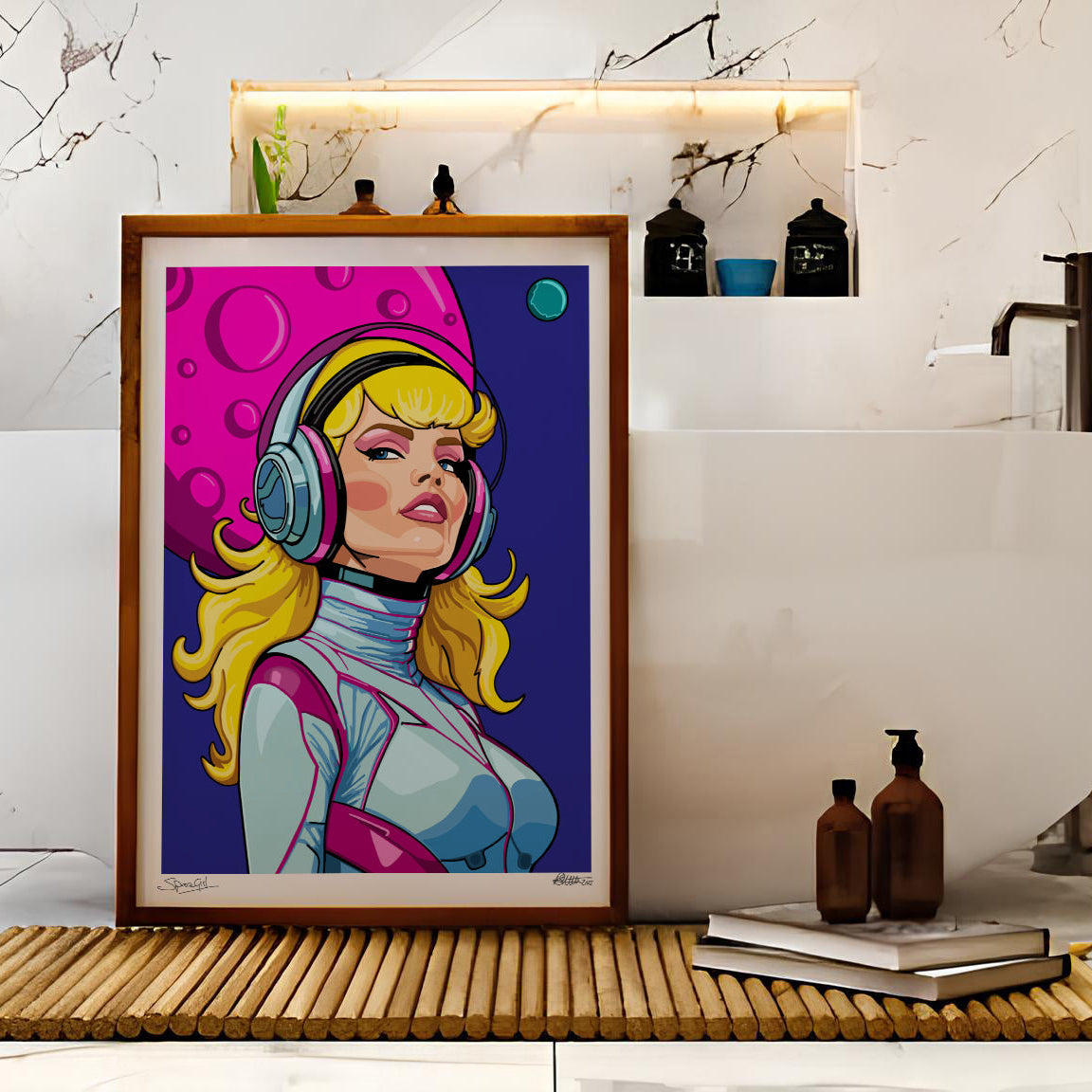 SPACEGIRL (2025) by FATPIGEONART