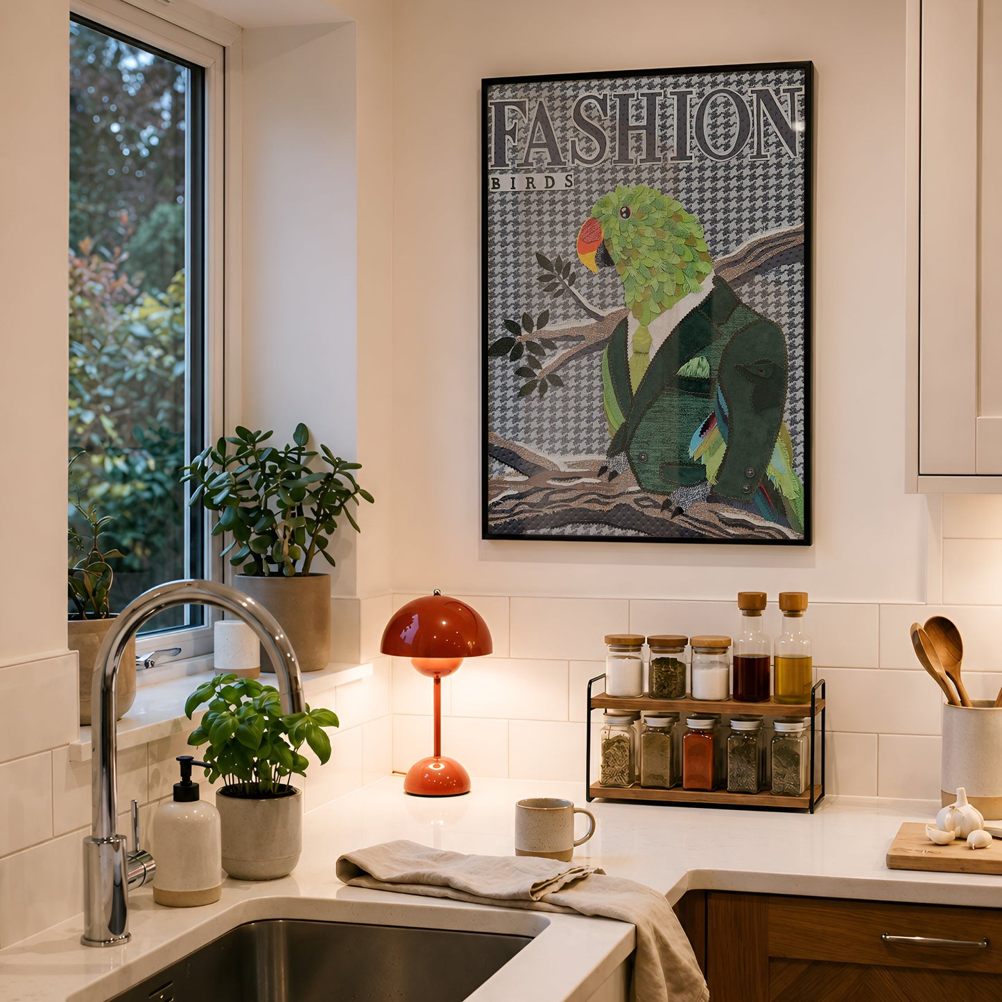 Eclectus in Suit (2026) by Oscar Arrais