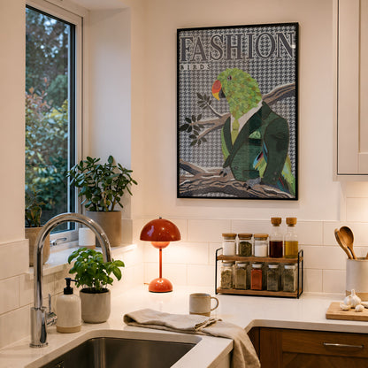 Eclectus in Suit (2026) by Oscar Arrais
