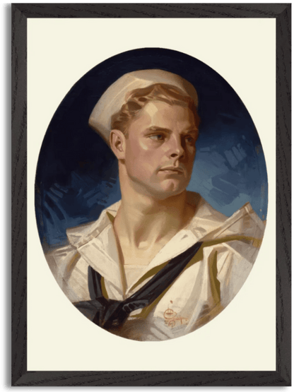 Portrait of an American Sailor (1918) by J.C. Leyendecker