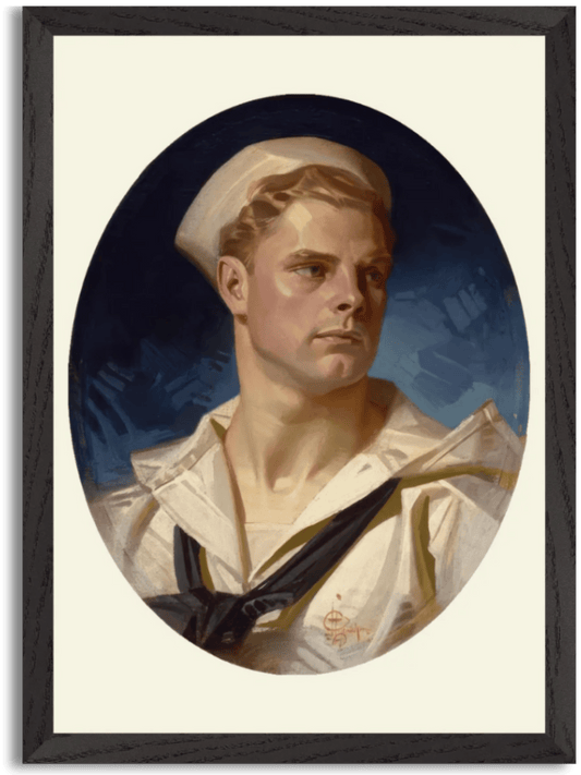 Portrait of an American Sailor (1918) by J.C. Leyendecker