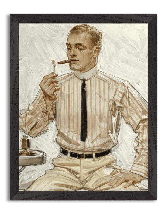 Man with Narrow Tie (1910) by J.C. Leyendecker