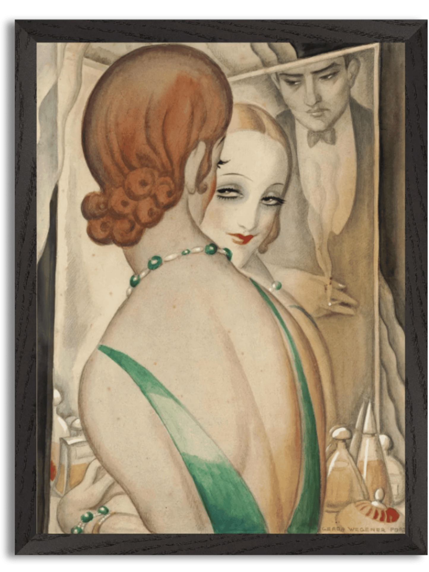 At the Mirror (c.1931-1936) by Gerda Wegener