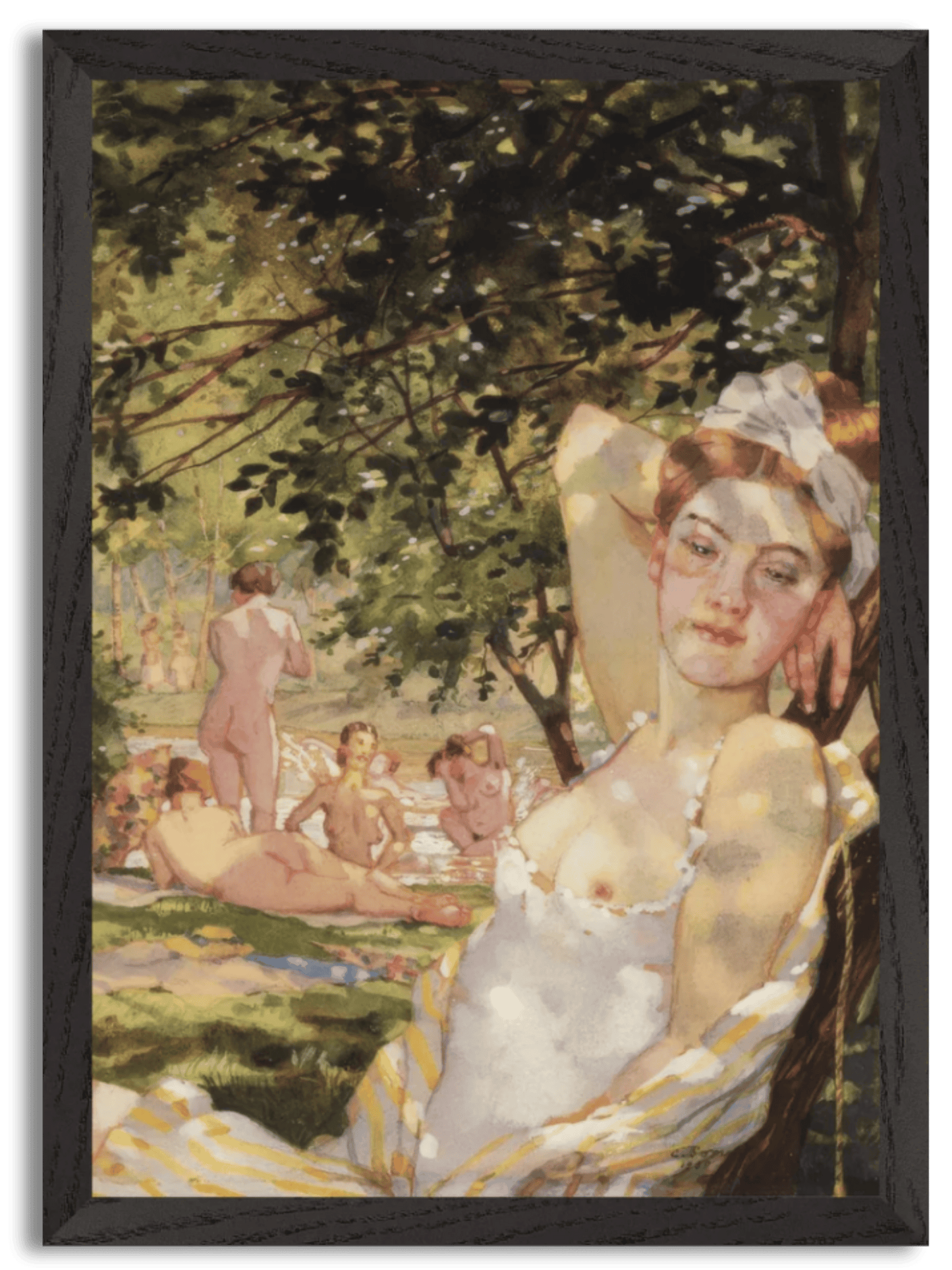 Bathers in the Sun (1930) by Konstantin Somov
