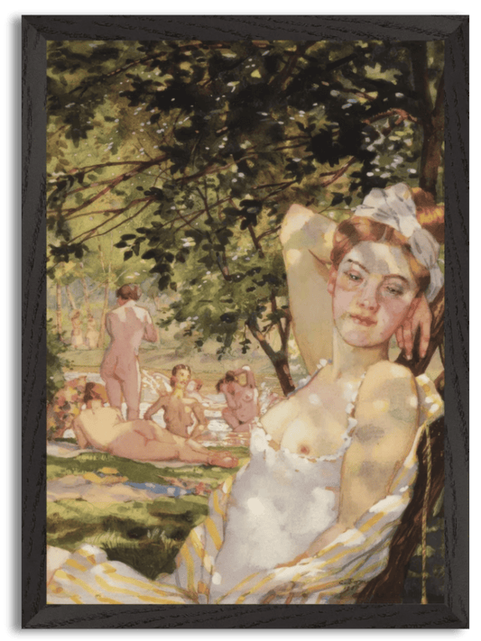 Bathers in the Sun (1930) by Konstantin Somov
