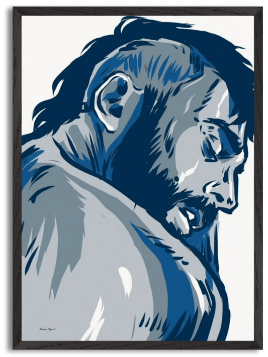 Blue submission (2014) by Nicolae Negură