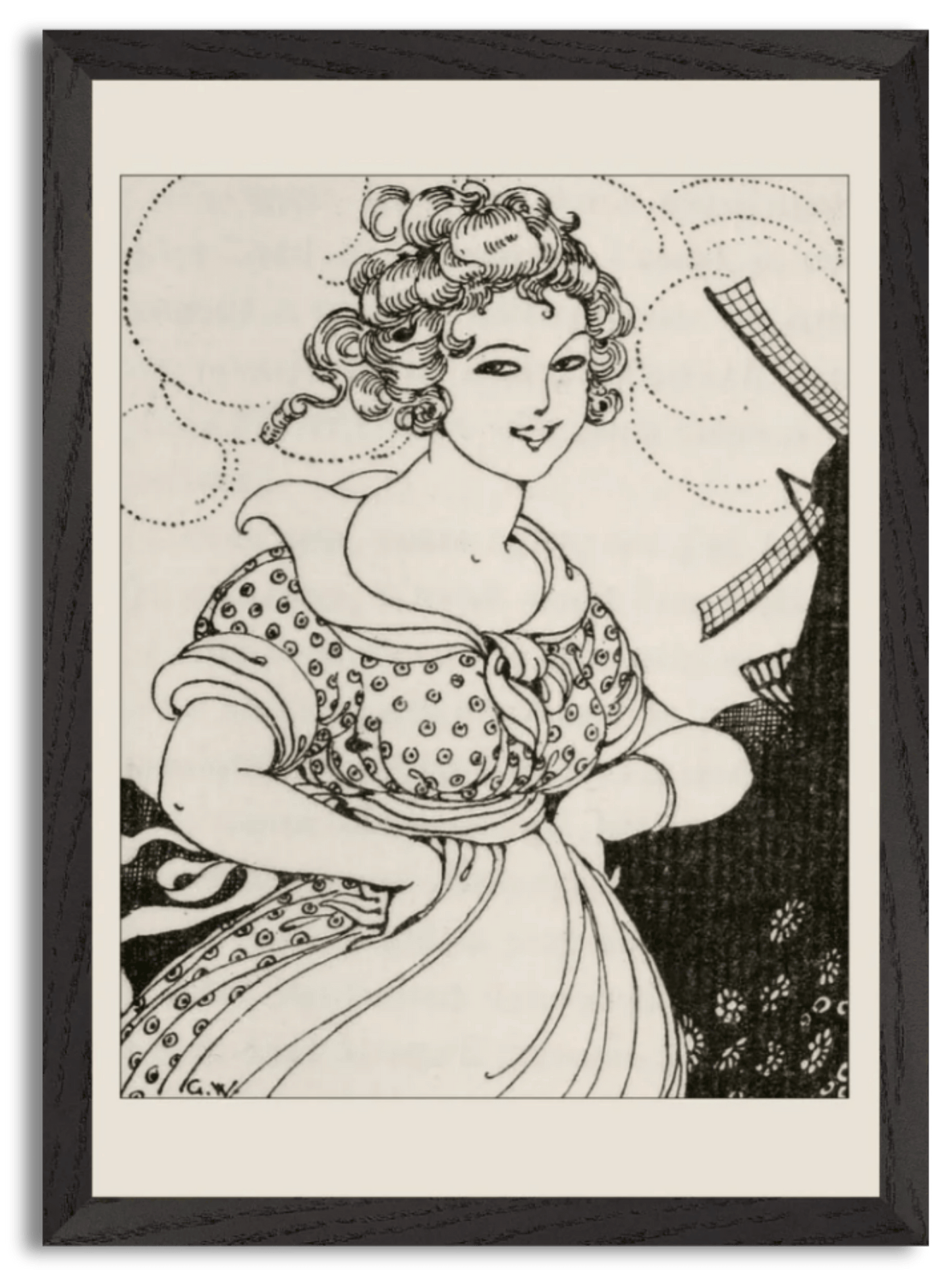 Countess d'Herbaupair (1918) by Gerda Wegener