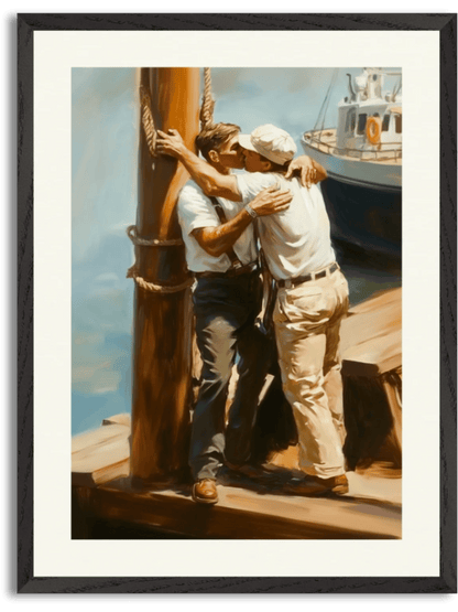 Dockside Farewell Kiss