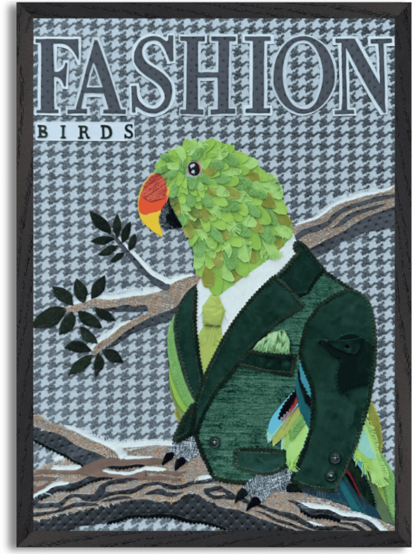 Eclectus in Suit (2026) by Oscar Arrais