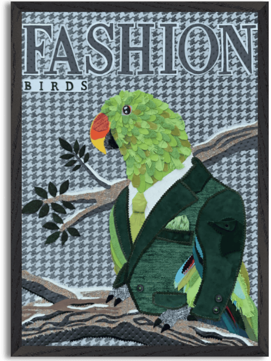 Eclectus in Suit (2026) by Oscar Arrais
