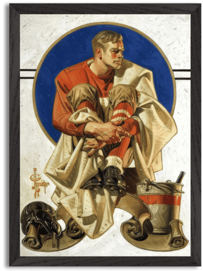 Football Player, The Saturday Evening Post (1933)