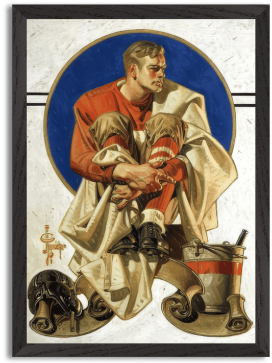 Football Player, The Saturday Evening Post (1933)