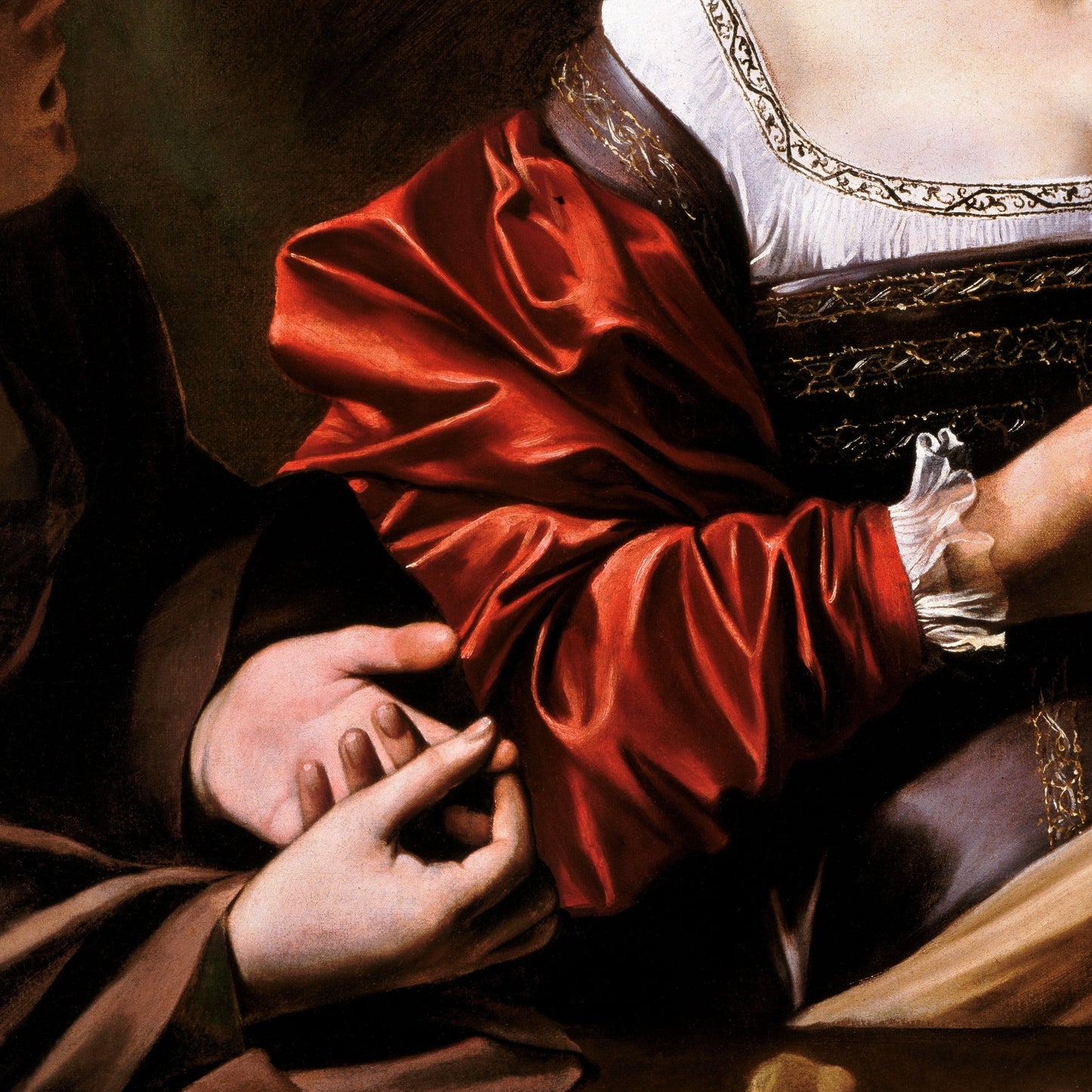 Martha and Mary Magdalene (c 1598) by Michelangelo Merisi da Caravaggio