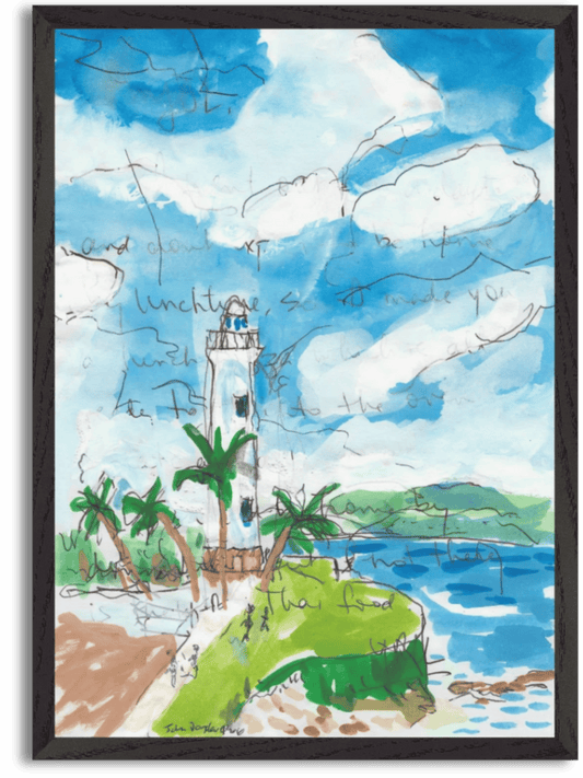 Lighthouse, Galle Fort by John Douglas