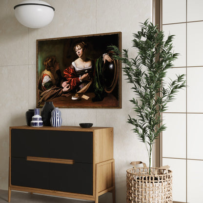 Martha and Mary Magdalene (c 1598) by Michelangelo Merisi da Caravaggio