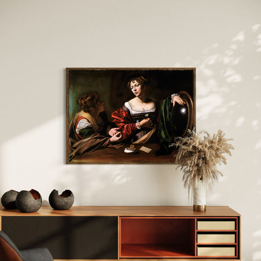 Martha and Mary Magdalene (c 1598) by Michelangelo Merisi da Caravaggio