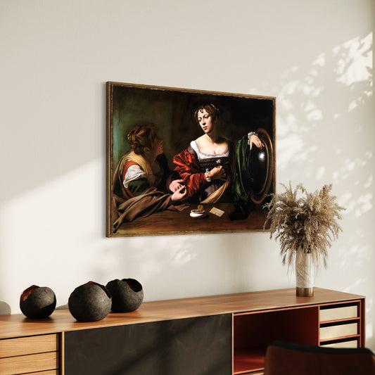 Martha and Mary Magdalene (c 1598) by Michelangelo Merisi da Caravaggio