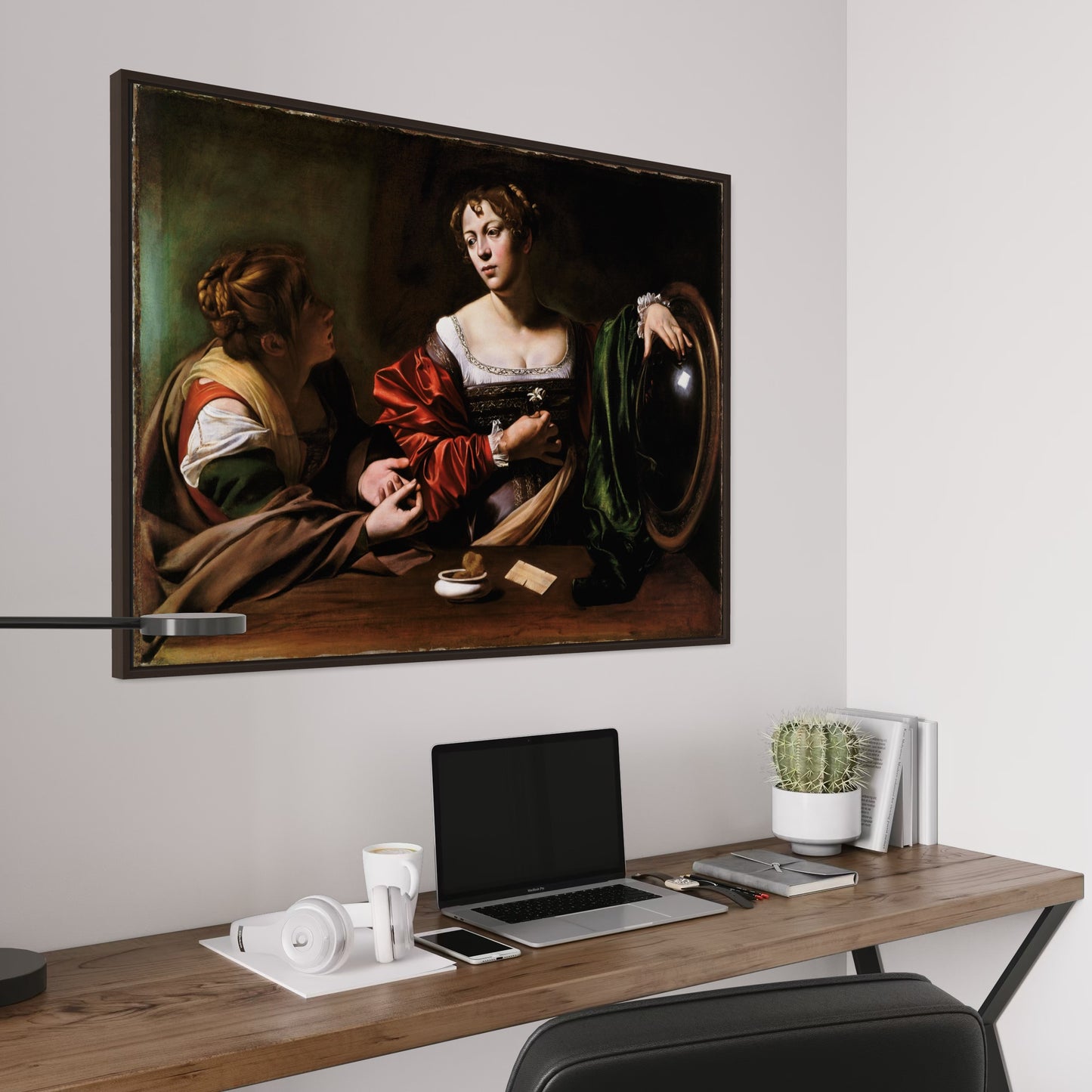 Martha and Mary Magdalene (c 1598) by Michelangelo Merisi da Caravaggio