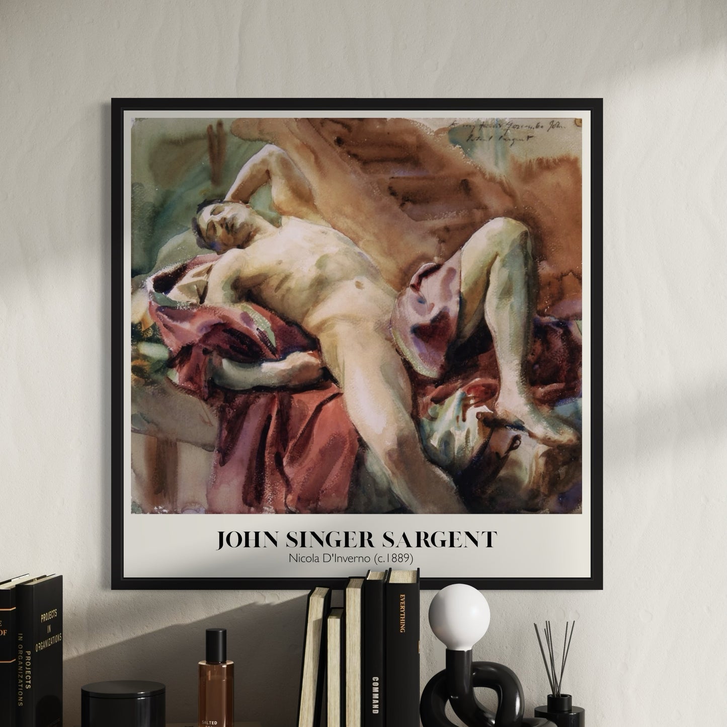 Nude Portrait of Nicola D'Inverno (1889) by John Singer Sargent