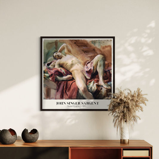 Nude Portrait of Nicola D'Inverno (1889) by John Singer Sargent