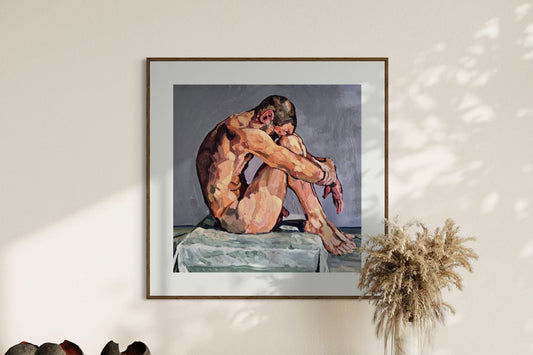 Johnny Seated, after Hippolyte Flandrin (2025) by Andy Sylvester