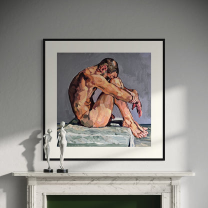 Johnny Seated, after Hippolyte Flandrin (2025) by Andy Sylvester