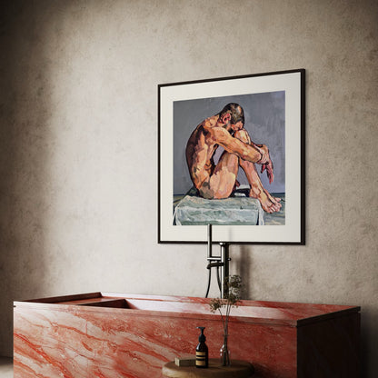 Johnny Seated, after Hippolyte Flandrin (2025) by Andy Sylvester