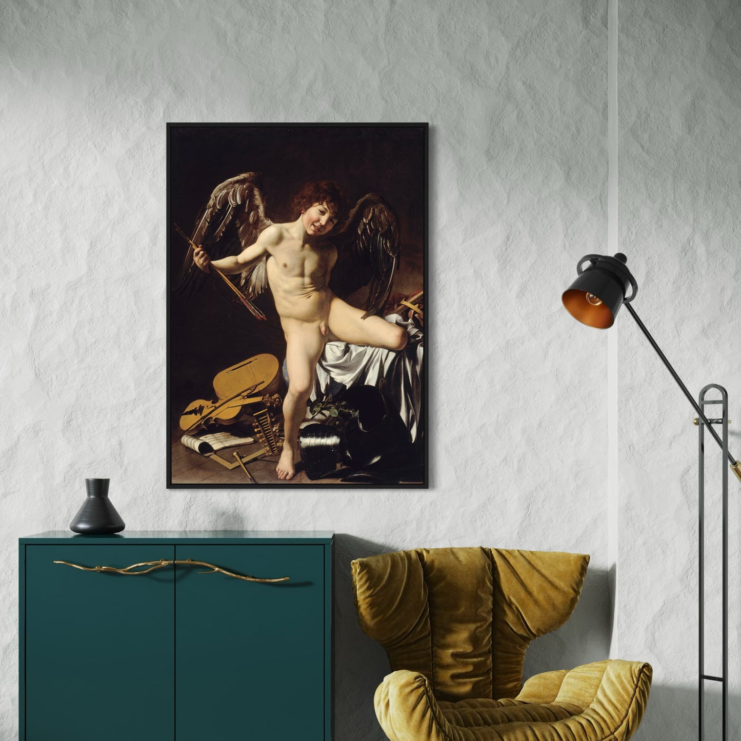 Amor Vincit Omnia (Love Conquers All) (c. 1602) by Michelangelo Merisi da Caravaggio