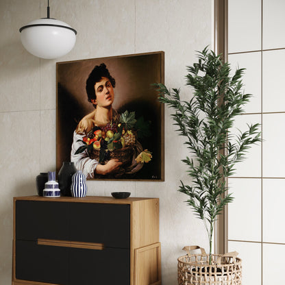 Boy with a Basket of Fruit (c. 1593) by Michelangelo Merisi da Caravaggio