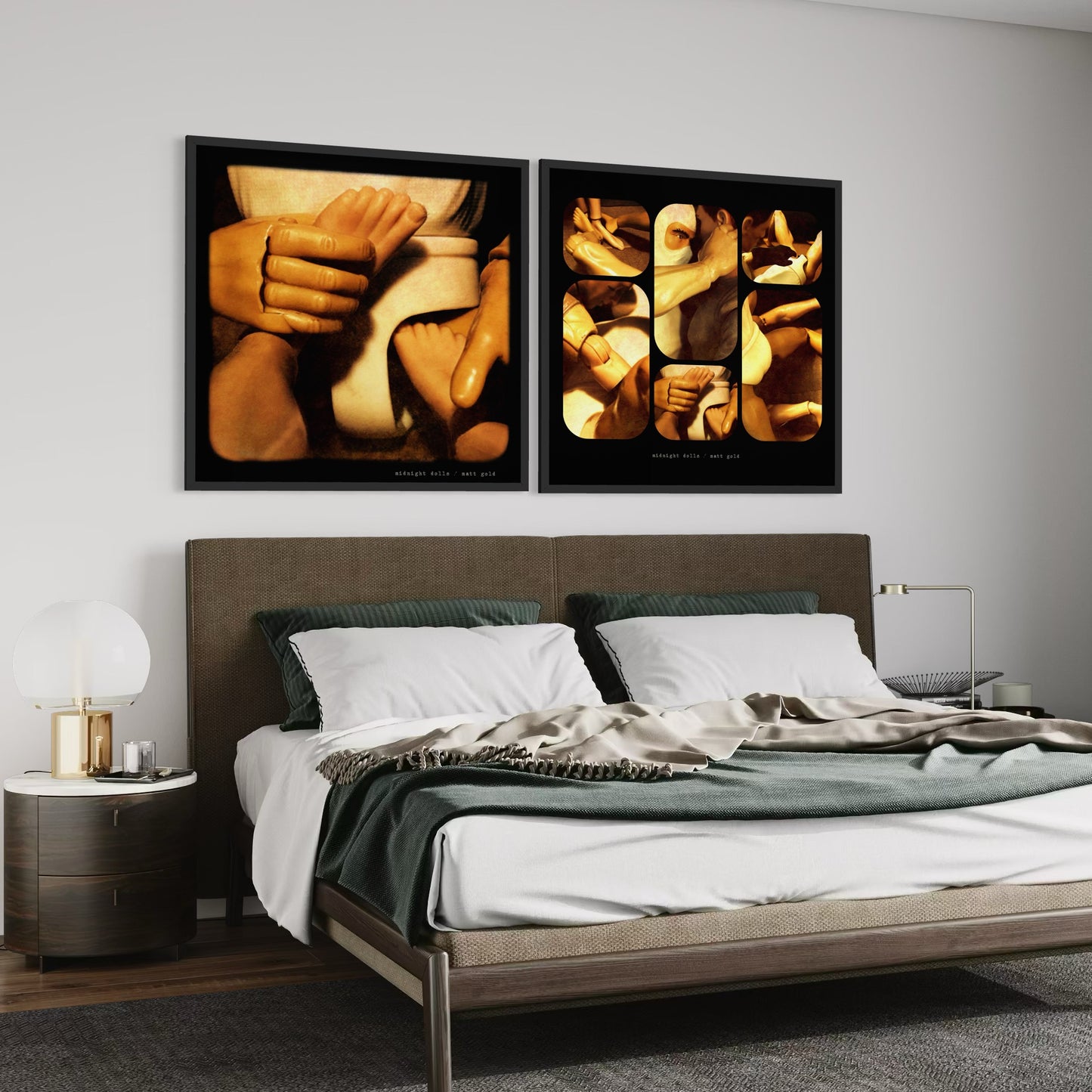 MIDNIGHT DOLLS COLLAGE (2023) by Matt Gold