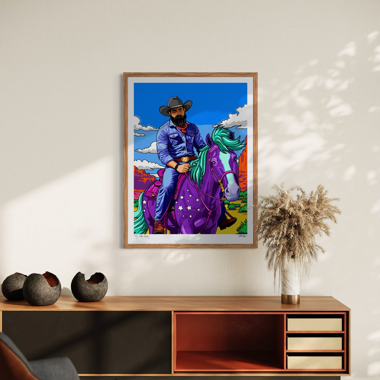 My Little Cowboy (2025) by FATPIGEONART