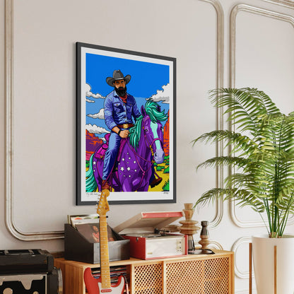 My Little Cowboy (2025) by FATPIGEONART