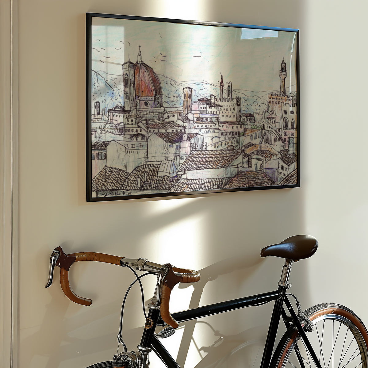 Florence at Dusk from Palazzo Magnani Feroni (2012) by John Douglas