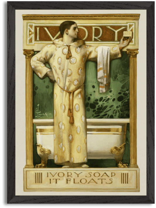 Ivory Soap it floats (1900) by J.C. Leyendecker