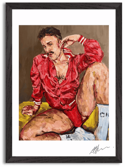 Karlos in Red (2023) by Andy Sylvester
