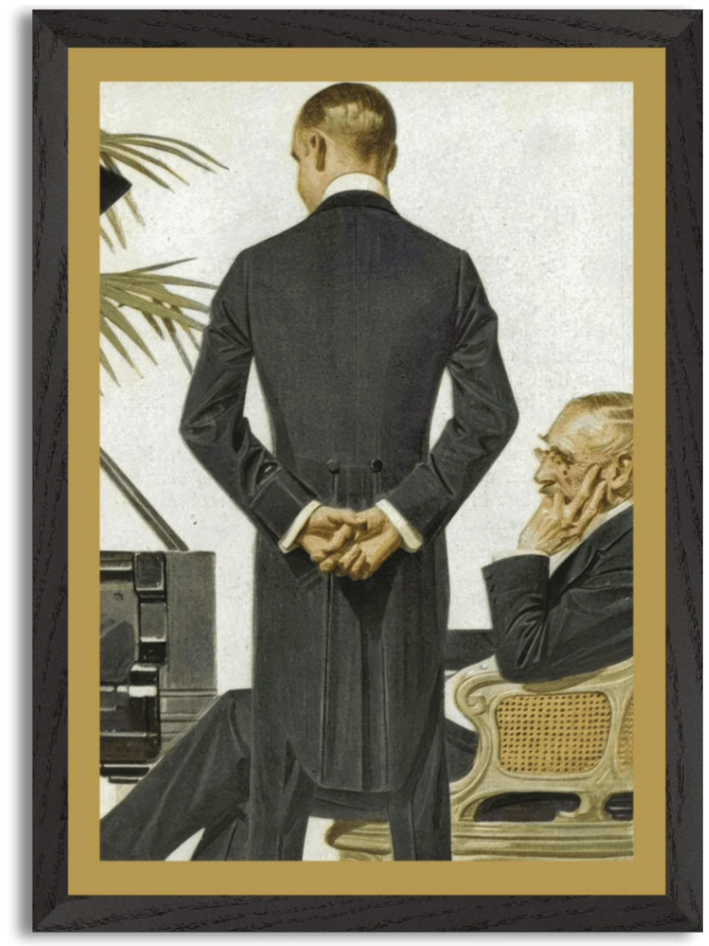 House of Kuppenheimer ad illustration (1920) by J.C. Leyendecker