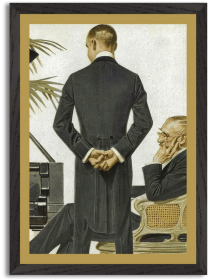 House of Kuppenheimer ad illustration (1920) by J.C. Leyendecker