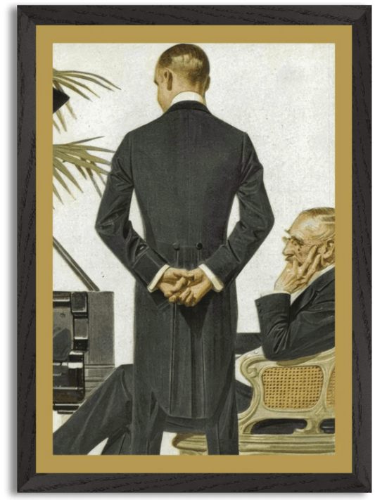 House of Kuppenheimer ad illustration (1920) by J.C. Leyendecker