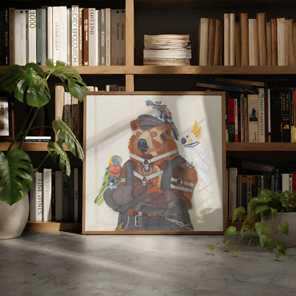 Leather Bear Daddy and His Kinky Birds by Oscar Arrais