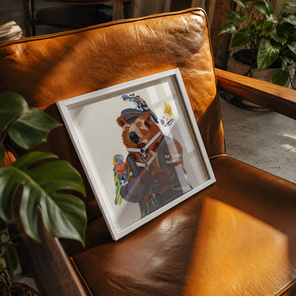 Leather Bear Daddy and His Kinky Birds by Oscar Arrais