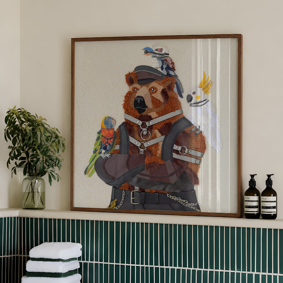 Leather Bear Daddy and His Kinky Birds by Oscar Arrais