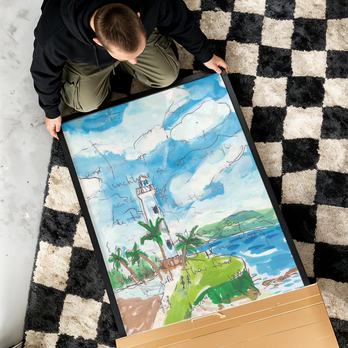 Lighthouse, Galle Fort by John Douglas