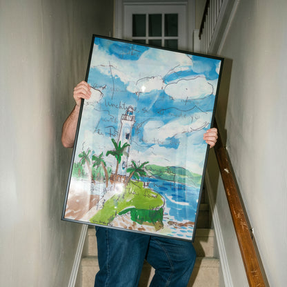 Lighthouse, Galle Fort by John Douglas
