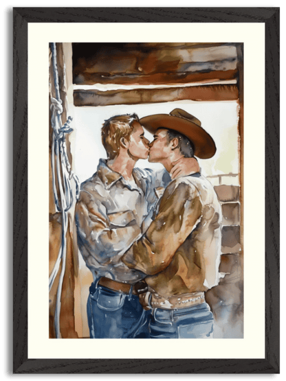 Lovers in the Barnlight