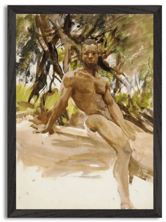 Man and Trees, Florida (1917) by John Singer Sargent