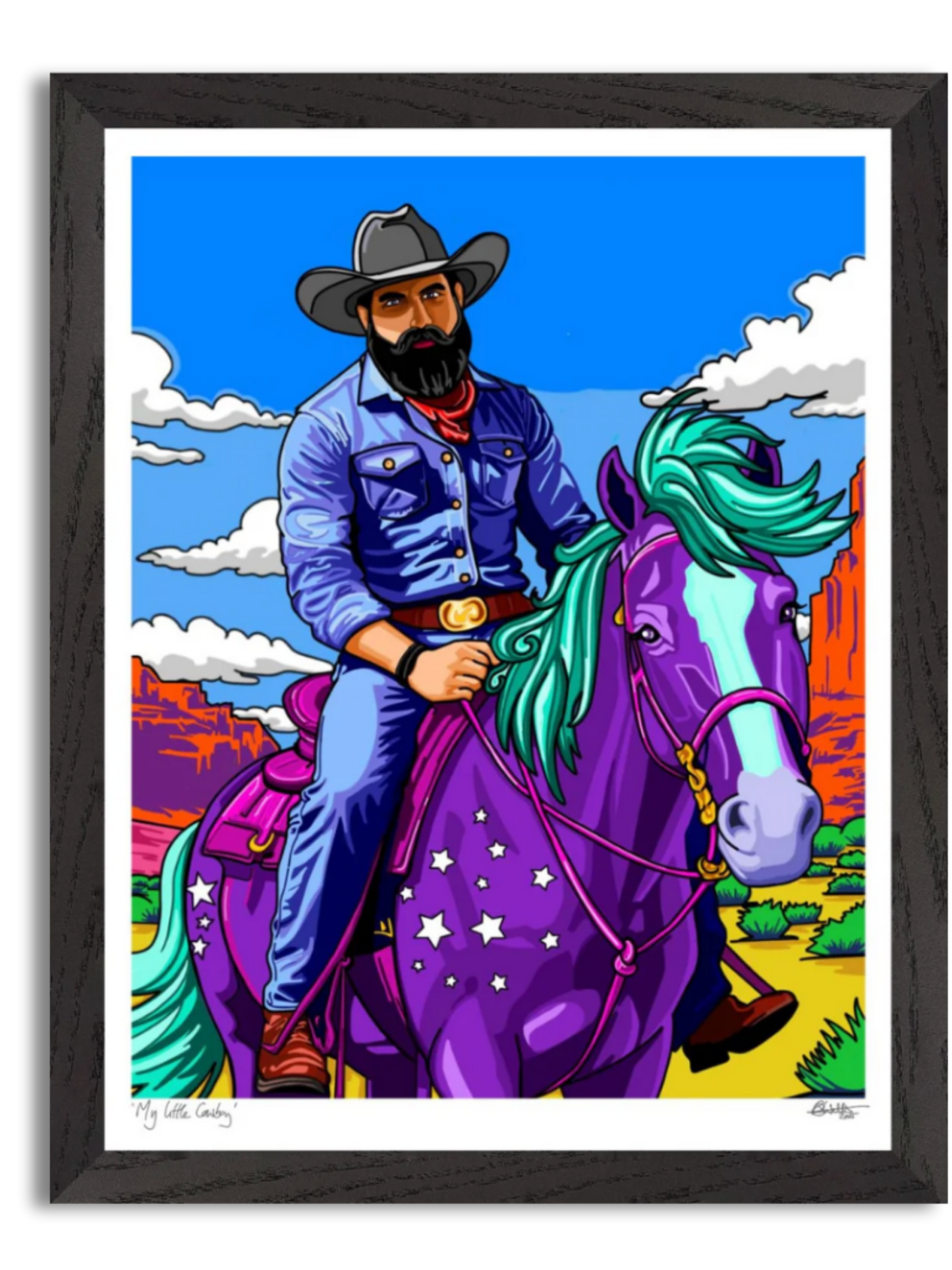 My Little Cowboy (2025) by FATPIGEONART
