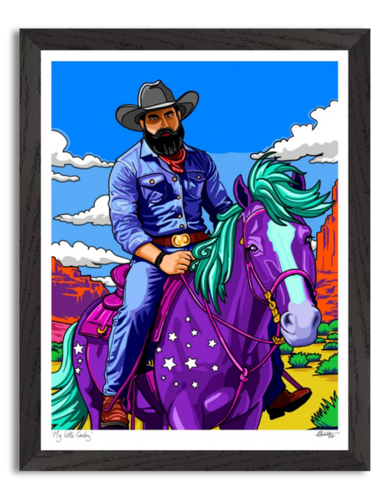 My Little Cowboy (2025) by FATPIGEONART